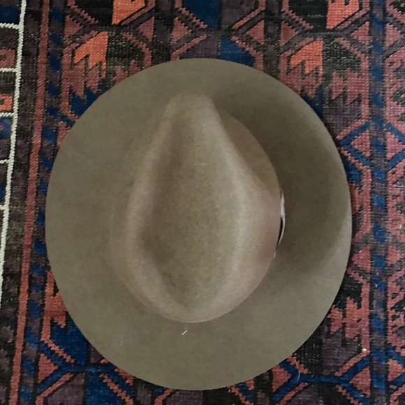 Taupe Wool Felted Hat/Lack Of Color. Mint! 7-7.5 main image 9